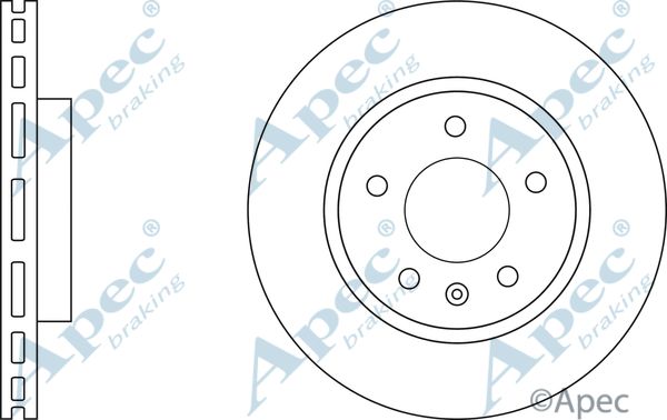 APEC BRAKING Jarrulevy DSK3077